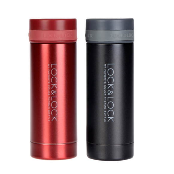 樂扣樂扣保溫杯不銹鋼纖巧茶杯保溫杯便攜水杯 禮品定制