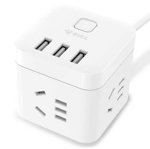 公牛魔方智能USB插座  GN-U303U 白色魔方 企業(yè)禮品定制