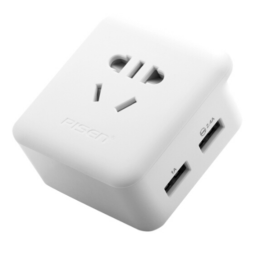 品勝雙USB充電插口 墻插接線板插排智能插座  禮品定制