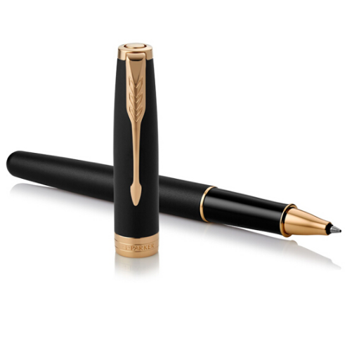 派克（PARKER）新款卓爾磨砂黑金夾寶珠筆 高檔商務(wù)禮品