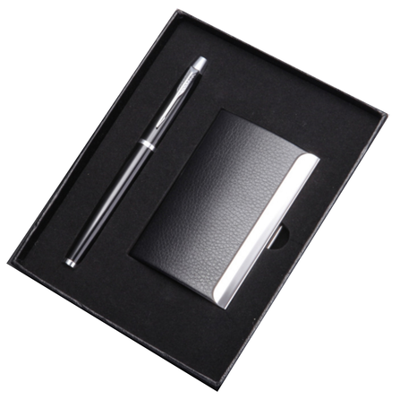 銀行禮品筆名片盒套裝禮品名片盒禮品套裝定做商務(wù)禮品定制