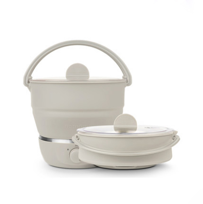 北歐歐慕折疊電煮鍋旅行便攜式電火鍋攜帶方便 禮品定制