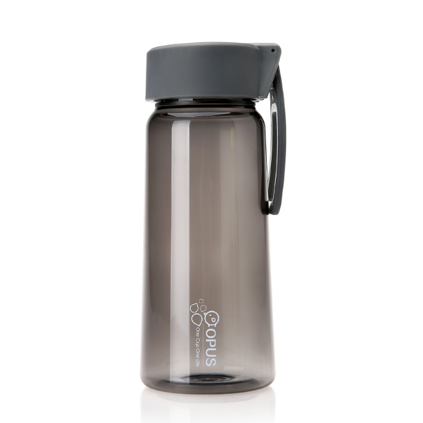 隨手杯超輕運(yùn)動果汁杯Tritan材質(zhì)500ml便攜拎手水杯禮品定制