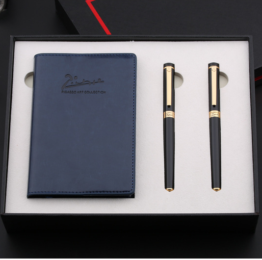 畢加索5501筆記本套裝鋼筆寶珠筆對筆套裝  商務(wù)辦公禮品套裝