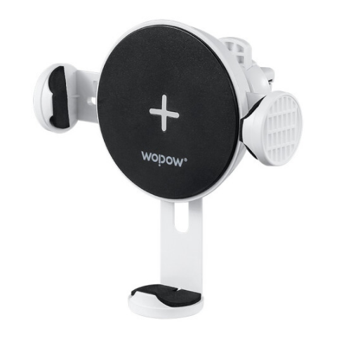 沃品重力感應車載無線充支架360°旋轉(zhuǎn)出風口車載無線充電支架