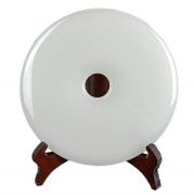 天然玉石平安扣擺件 商務(wù)禮品玄關(guān)家居飾品辦公室工藝品