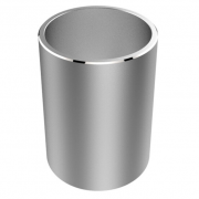 鋁合金金屬筆筒 圓形筆插 桌面收納文具簡約 商務(wù)禮品定制