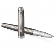 派克簽字筆 IM金屬灰格子紋寶珠筆 禮品定制 送客戶