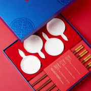 清樸堂大四喜 無(wú)漆無(wú)蠟高檔筷子禮品 4雙裝 高檔定制禮品筷禮盒