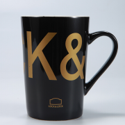 樂扣樂扣 400ml 馬克杯 陶瓷杯  墨言LOCK杯 展會禮品定制