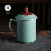 尚唐 龍泉青瓷茶杯 陶瓷杯 隨手杯 教師節(jié)禮品 送客戶禮品